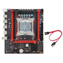 X99 DDR3 Motherboard X99 P3 LGA2011 Q57 Chipset Motherboard+ Cable Gigabit Ethernet with M.2 NVME/NGFF Slots