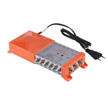 12-Way Distribution Amplifier for Terrestrial TV & Radio Signals - Indoor MATV/SAT System with IRS Loop-Through EU PLUG