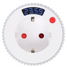Digitaler Timer mit Einzelschalter, Digitalanzeige, Countdown-Timer Von 15 Minuten Bis 24 Stunden, für Alle Gängigen EU-Haushaltssteckdosen