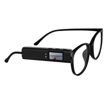 1080P HD Glasses Camera WiFi Digital Camera 0.96in Wearable Eyeglasses Camera for Hiking Bike Black