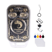 Chameleon V3.0 RFID Emulator für -Chip-Lesegerät 125K 13.56M ID IC Tag Copyer+4XUID Keychain/CUID NFC-Karte Lesen und Schreiben