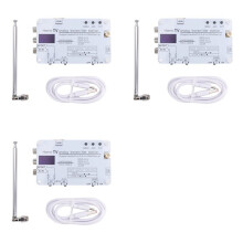 3X White Analog TV Signal Transmitter Home Analog TV Transmitter with OLED Display for Global TVs