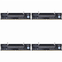 4X Carte Adaptateur DDR5 pour Ordinateur Portable Vers Ordinateur de Bureau, Carte Adaptateur U-DIMM 1,1 V avec Protection Contre les Surintensités,