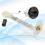 Universele Zilveren Auto Olie Meter 12V LED Display 4