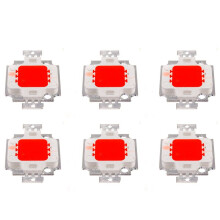 6X 10W LED COB Chip Fluter Flutlicht Strahler Scheinwerfer Lampe Licht Gluehbirne - Rot