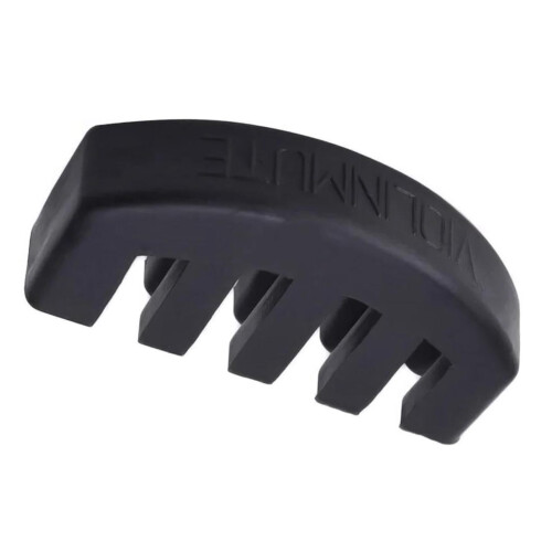 Rubber Violin Mute for Practice, Noise Reduction Bridge Accessory, Easy OnOff Design