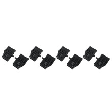 8Pcs Panoramic Sunroof Sun Visor Fixed Buckle Sun Shade Clip Black Plastic 70800-TLY-H11ZA for CRV 2017-2021
