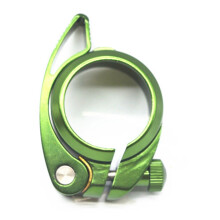 Braçadeiras para Espigões de Selim, 40mm, Liga de Alumínio Sp8, Braçadeira Dobrável Elétrica para Tubo de Assento de Bicicleta, 40mm Verde