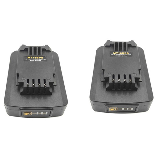 2X Batterie Adapter für  18V Lithium Batterie Umgerüstet Auf  Porterkabel  18V 20V Batterie Konverter