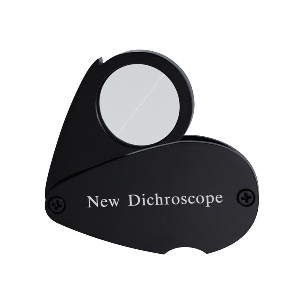 New Pocket Dichroscope Jewelry Testing 21mm Lens Diameter White Light Foldable Design Clear Lens Dichroscope for Gem-image-OPC-PTR28MF-NEW