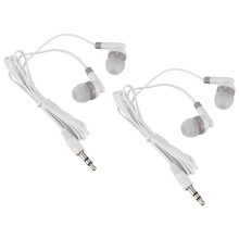2X Auriculares Estéreo de 3,5 mm en la Oreja Auriculares Auriculares Auriculares para Teléfono Móvil MP4 MP3