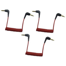 3X Replacement 3.5mm TRS to 3.5mm TRRS Adapter Cable for Sc7 By VIDEOMIC GO Video Micro-Type Mics