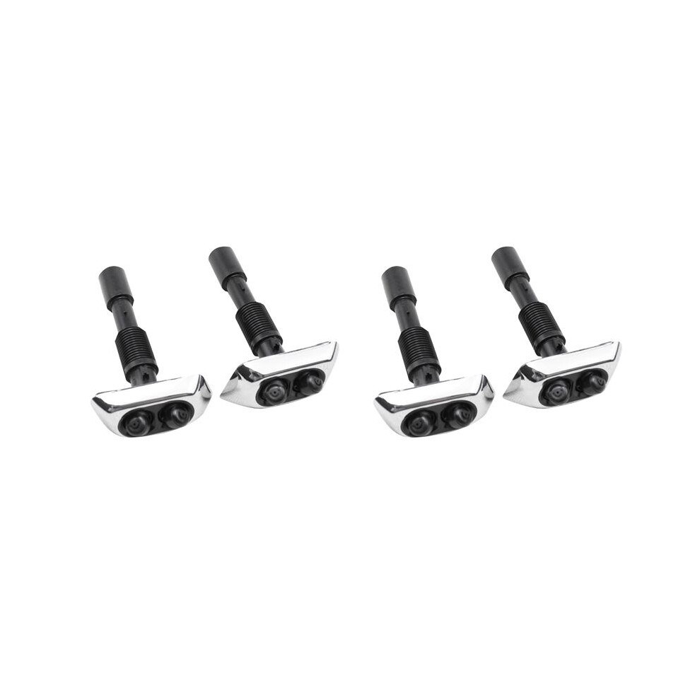 4X Headlight Lamp Washer Nozzle Jet For E38 7 Series 725 728 730 735 740 750 1994-2001 61678370559 61678370560 Black/Silver 6032068191356