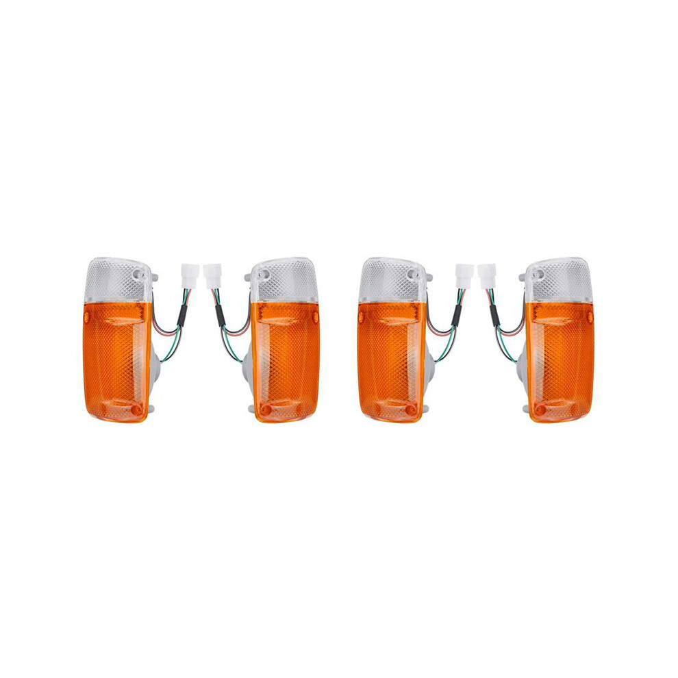 2 Pair Of Front Turn Signal Lights, Corner Indicator Lights For Patrol Gq Y60 1987-1994 B6125-01J00 B6120-01J00 4711401612773