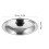 Kitchen Pot Cap Round Lid Silver Steel 1pack 2