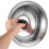 Kitchen Pot Cap Round Lid Silver Steel 1pack 3