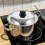 Kitchen Pot Cap Round Lid Silver Steel 1pack 4