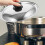Kitchen Pot Cap Round Lid Silver Steel 1pack 5