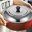 Kitchen Pot Cap Round Lid Silver Steel 1pack 6