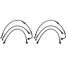 2X Estendi il Tubo Flessibile del Freno Allungato 2-3 Pollici Kit di Sollevamento Sospensioni Fuoristrada Tubi Freno per Jimny JB23 JB43