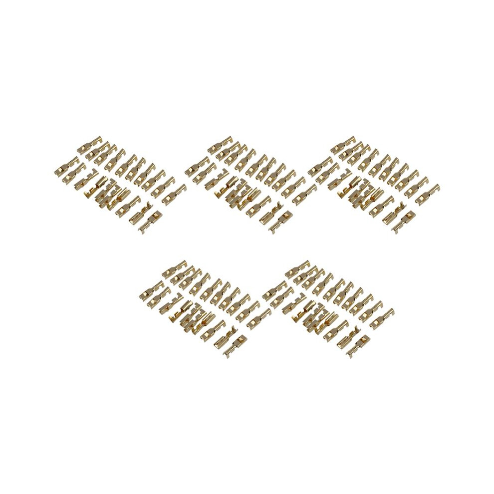 100 Pcs Female Spade Cable Wire Terminals For 2.8Mm Connectors 4712847576339