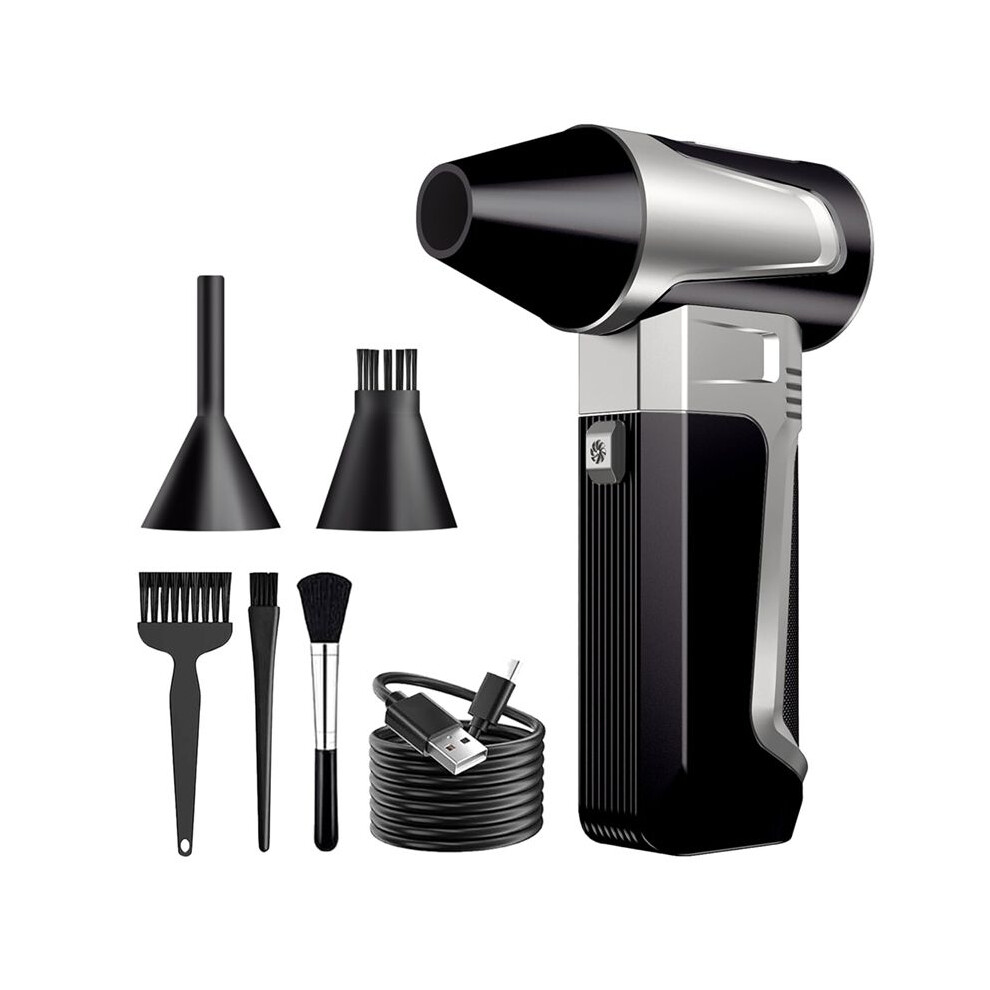 Compressed Air Duster,Turbo Jet Handheld Blower,High Speed 130000Rpm Air Duster, For Keyboards Home Outdoor Dust 6032651085291