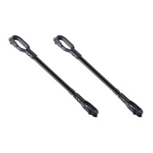 2X Capacity 30Kg/66Lbs Bike Bicycle Top Tube -Bar Frame Adjustable Adapter for Y-Frame Lady Bike Car Rack