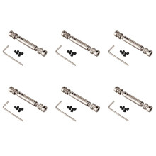 6X Metal Rear Middle Drive Shaft Universal Transmission Accessories Kit for Fy-01/02/03/04/05 12428 12423 12628