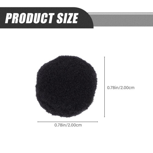 1000 Stück Polyester Pompom Polyester Fleece Handtaschen Patch 1