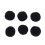 1000 Stück Polyester Pompom Polyester Fleece Handtaschen Patch 7