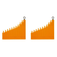 2X Carp Fishing Hair Gauge for Carp Hair Rig Measurement Tool Carp Coarse Method Feeder Fishing Tackle Accessories