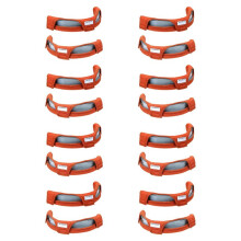 16 Stuks Harde Hoedhelm FR Sweatsopad Luchtgeveerde 20-3200V Zweetband