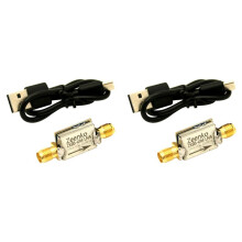 2X Zeenko UM-Serie Versterker met Lage Ruis, USB Type-C-Interface, 20 DB Hoge Versterking, LNA RF-Vermogensvoorversterkermodule ZK05-UM