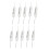 1.0 Ohm 10W Wirewound Ceramic Cement Resistor 10 Pcs 1