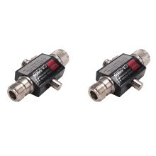2X Protector Pararrayos CA-23RP N Macho Una N Hembra Repetidor de Radio Coaxial Anti-Relámpago Antena Protector Contra Sobretensiones