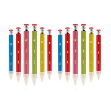 12 Pièces Séries Crayons Géants En Bois pour Accessoire, Grand Crayon Géant énorme Crayon Géant de 14 Pouces pour la Maison Et Les Fournitures
