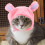 Kitten Kostüme Katzenhut Plüsch Rosa 1 Set 5