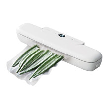 Vacuum Sealer Small Food Vacuum Machine Fresh-Keeping Compression Sealing Machine Household Sealing Machine White (EU)