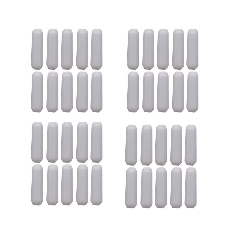 40 Pieces Ptfe Magnetic Stirrer Mixer Stir Bar Laboratory Bar Stir Plate Magnet Stir Rod Magnetic (7X25mm) 6033650004047