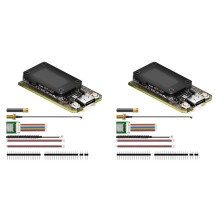 2X Meshtastic Heltec V4 0.96inch OLED Solar Powered LoRa 32 V4 Dev-Board GPS ESP32 SX1262 WiFi BLE Low Power for IoT