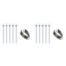 Lot de 10 Pointes de Stylet de Rechange pour Tablette pour  Tab S11 / S11 Ultra, Résistantes à L'Usure, avec Clip, Blanches