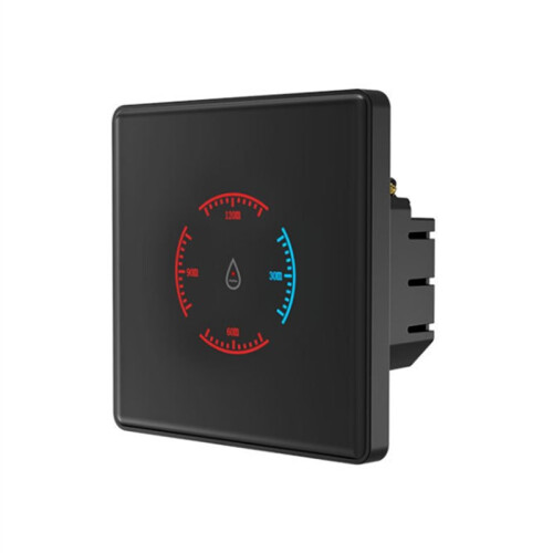 Tuya WiFi  Boiler  3500W Metered Water Heater  EU Standard Touch  with Countdown Function Black