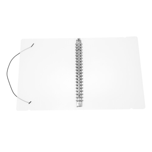 Clear Refillable Notepad Cover Frosted Handbook Protector