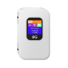 2026 4G Mobil WIFI-Router 300 Mbps 4G LTE Mobil WiFi-Hotspot Bärbar Trådlös Router med SIM-Kortplats för Bilanvändare