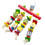 Multikleur Parrot Chewing Toy Van Bamboe Vogel Speelgoed 2