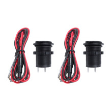2X Outlet Socket Cigarette Lighter Incl. 60CM Cable Board Socket Motor Car 12V / 24V