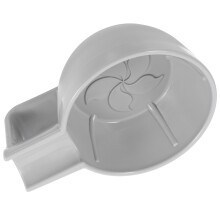 2Pcs Lightweight Plastic Shaving Bowl for Men Durable Grey Home Use