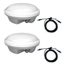 2X AG-30 RTK GNSS High Precision Survey Antenna Full-Band GPS Satellite Signal Receiver with 5M TNC Adapter Cable
