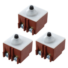 3X Winkelschleifer AC 250V 6A 125V / 12A DPST Drucktaster fuer 6-100