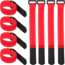 20Pcs Red Nylon Cable Tie Strips Multipurpose Cord Wraps for Kids